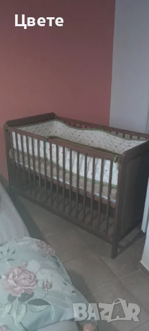 Бебешка кошара с матрак и обиколник, снимка 1