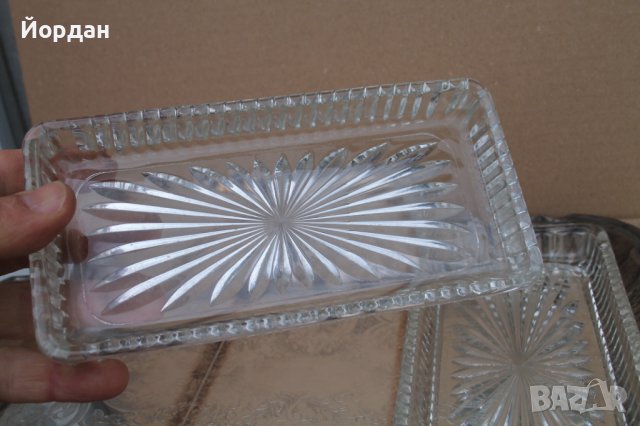 Посребрен поднос със стъклени купи, снимка 16 - Антикварни и старинни предмети - 40281783