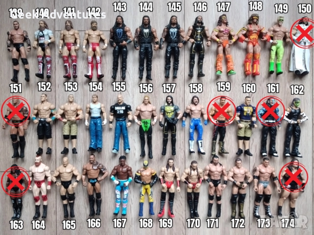Екшън Фигурки WWE Кеч Pro-Wrestling Action Figures Dean Ambrose Hogan Cena, снимка 5 - Колекции - 46527048