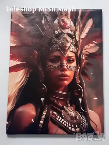 Нова картина платно на дървена рамка с Индианско момиче