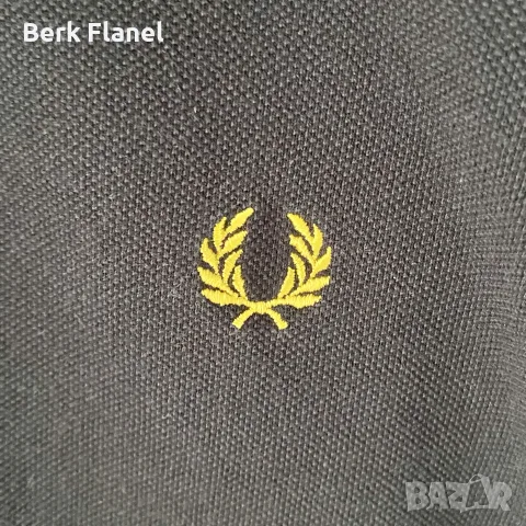 Оригинална поло тениска на Fred Perry M3600 506 Yellow Tipped, снимка 3 - Блузи - 55843048