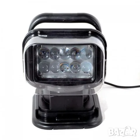 Боен LED фар с дистанционно 50W 12V-24V, снимка 2 - Аксесоари и консумативи - 55865284