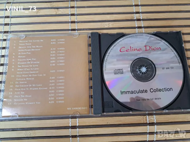 Celine Dion – Immaculate Collection, снимка 2 - CD дискове - 49784423