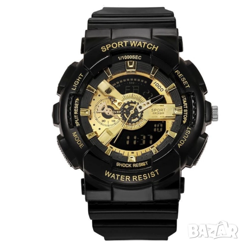 Водоустойчив спортен часовник с LED дисплей SPORT WATCH