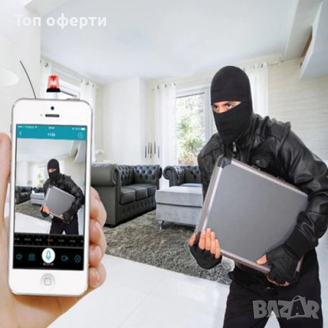 Панорамна камера тип крушка OEM Panoramic Camera Light, Бяла, снимка 5 - IP камери - 44463532