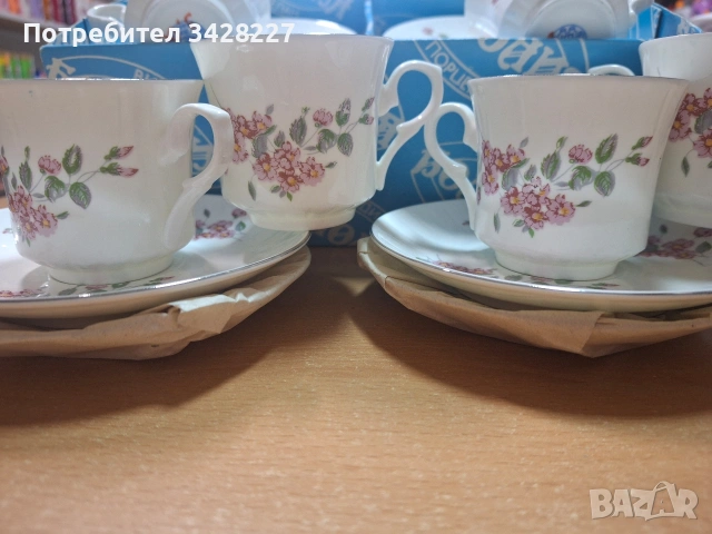 Порцеланов Сервиз кафе, снимка 2 - Чаши - 54275029