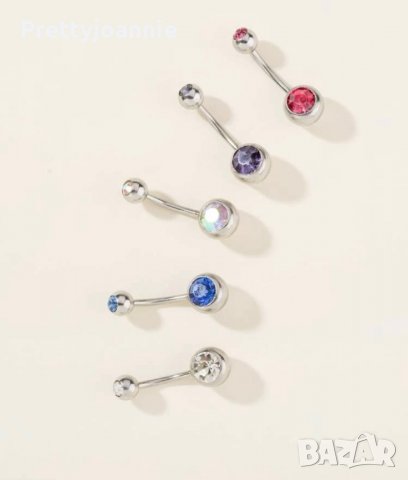 Обеци за пъп пиърсинг, снимка 2 - Обеци - 37791135