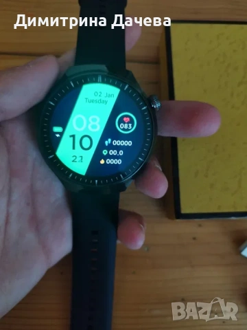 Смарт часовник Smartwatch Pro, Черен, снимка 2 - Мъжки - 53953618