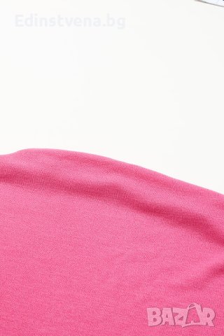 Дамска блуза в розов цвят с дълъг ръкав, снимка 9 - Блузи с дълъг ръкав и пуловери - 42651632