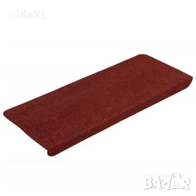 vidaXL Самозалепващи стелки за стълби, 15 бр, 65x24,5x3,5 см, червени（SKU:343480）, снимка 4 - Други - 49243071