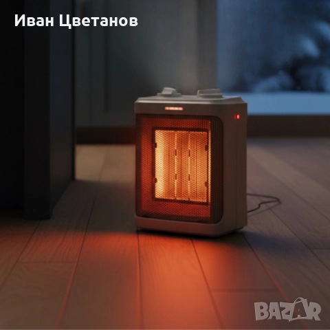Отоплителна печка с вентилатор PTC Voltz, 1500W – моментална, равномерна топлина