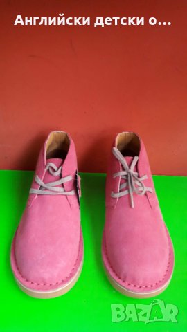 Английски детски обувки естествен велур-KANGOL 2 цвята, снимка 9 - Детски обувки - 31759426