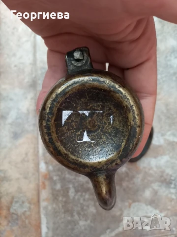 Малко ново, масивно бронзово кандило, снимка 6 - Антикварни и старинни предмети - 50723394