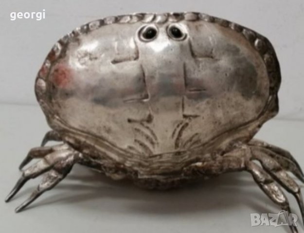 Дизайнерски посребрен съд за хайвер , снимка 4 - Прибори за хранене, готвене и сервиране - 38917286