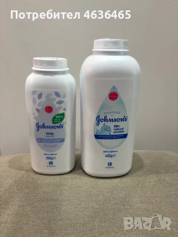Бебешка пудра Johnson’s 200g/400g