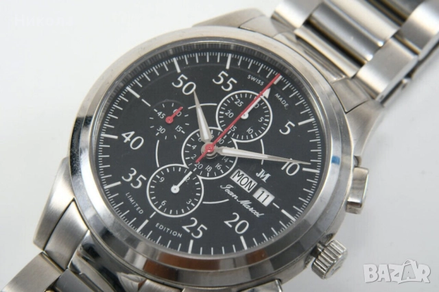JEAN MARCEL Astrum Chrono Automatic, модел 360.266.33, реф. 160.266 - нов, снимка 8 - Мъжки - 52348552