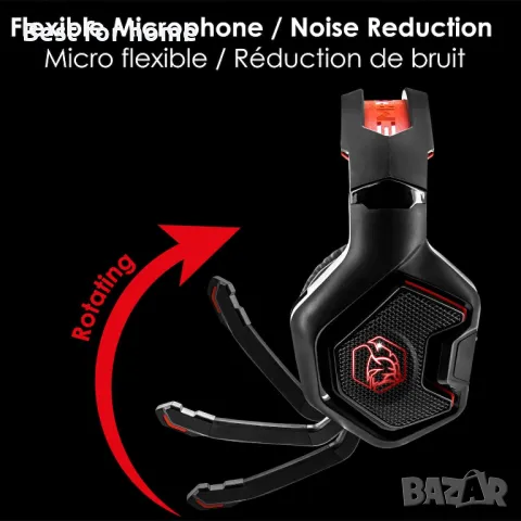 EMPIRE GAMING  геймърски слушалки с микрофон, снимка 4 - Слушалки и портативни колонки - 49385383