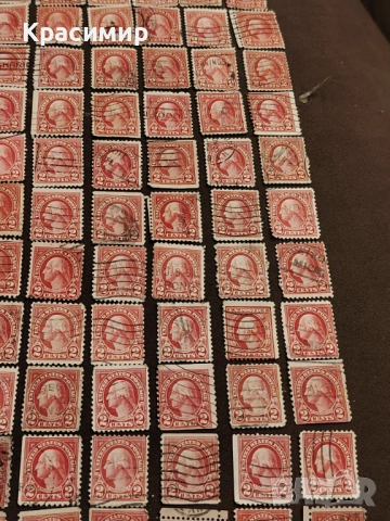 2 Цент Джордж Вашингтон. ПОЩЕНСКИ марки. 202 бр. , снимка 14 - Филателия - 52795086