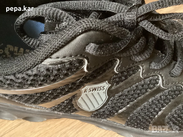 K-SWISS  Нови черни маратонки №44 tubes, снимка 3 - Маратонки - 53921993