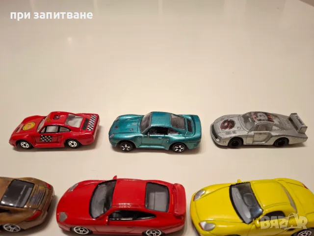 Метални Porsche, 1/ 58- 1/64, 6 броя., снимка 5 - Колекции - 46412143