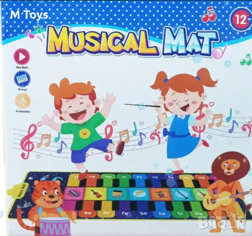 Музикално килимче тип пиано, снимка 2 - Музикални играчки - 49153608