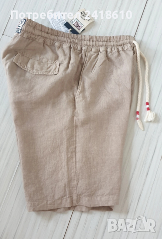 Saint Barth MC2 Italy Cargo Short  / Len - Лен  Mens Size L / 34 НОВО!ОРИГИНАЛ! Мъжки Ленени Къси Па, снимка 5 - Къси панталони - 54220797
