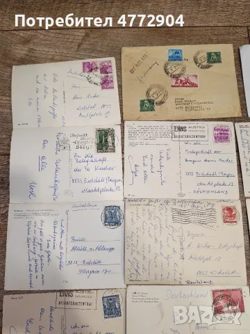 стари картички/путували/ с марки, снимка 4 - Филателия - 56344883