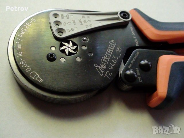 Garant - Hoffmann Group - Made in Germany - Професионални Кримпклещи 0,08-16mm², Шестостенен Кримп!!, снимка 2 - Клещи - 29256697
