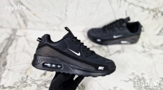 Nike Черни Мъжки Маратонки , снимка 4 - Маратонки - 52231855