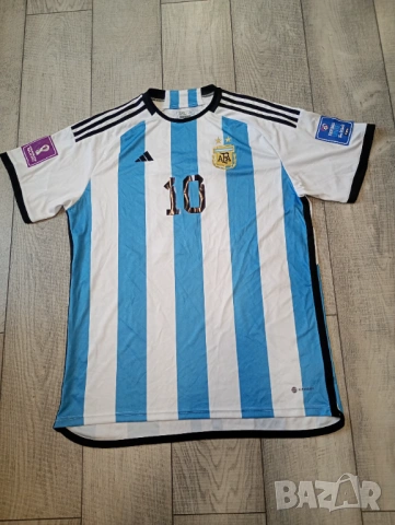 Adidas футболна тениска на националния отбор на Argentina 2022 год от световното първенство в Катар