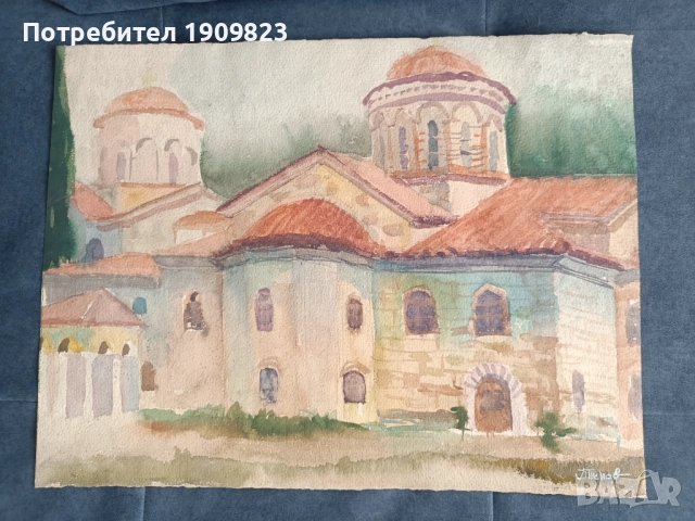 Картина П. Ненов, снимка 5 - Картини - 51847966