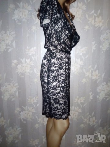 Imperial-Италианска дантелена рокля с подарък болеро- S, снимка 5 - Рокли - 31450488