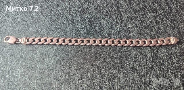 сребърна гривна - 9, снимка 6 - Гривни - 54304066