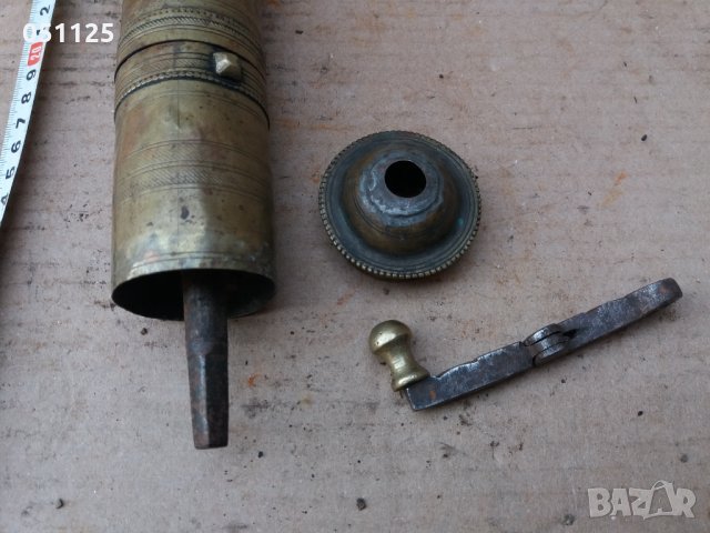 масивна брнзова кафемелачка - османска с маркировка , снимка 8 - Антикварни и старинни предмети - 31577843