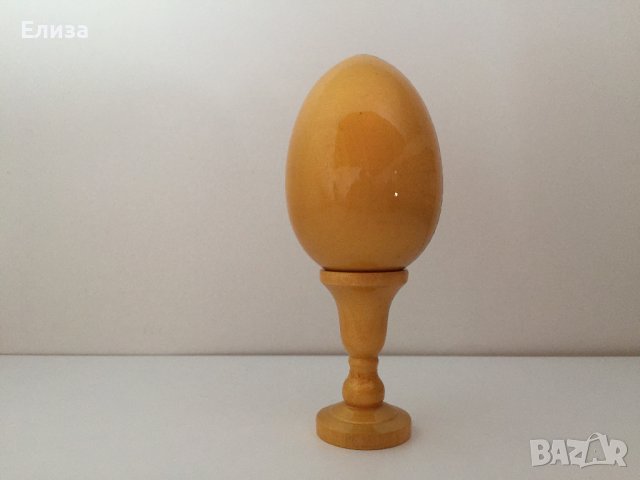 Великденско яйце, дървено №1 - златисто, снимка 7 - Декорация за дома - 38194686