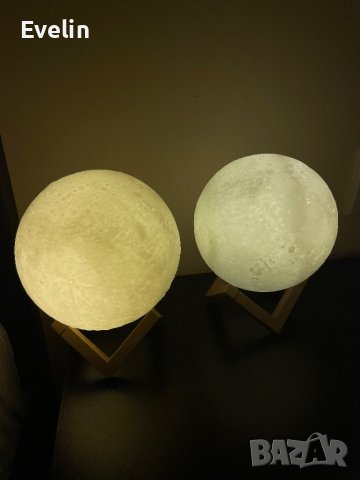 Декоративна лунна лампа , снимка 1 - Декорация за дома - 44329770