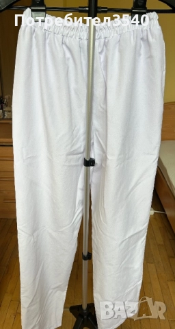 Бял мъжки медицински панталон, снимка 6 - Панталони - 51482015