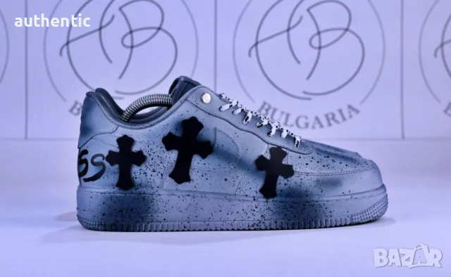 Air Force 1 Chrome Hearts Мъжки/Дамски Маратонки, снимка 2 - Маратонки - 47413884