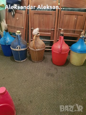 Плетени дамаджани, снимка 3 - Антикварни и старинни предмети - 37462802