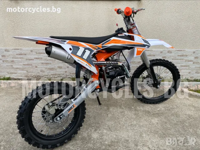 ПРОМО-НОВО ! ! ! КРОСОВ МОТОР GETREA 125CC с усилена рамка модел 2024, снимка 2 - Мотоциклети и мототехника - 47812381