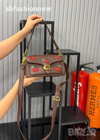 Coach cherry bag, снимка 10 - Чанти - 55756820