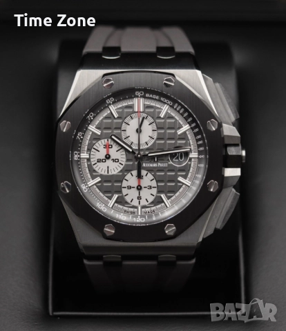 Audemars Piguet Royal Oak Offshore Chronograph 43mm Khaki & Ceramic Bezel, снимка 12 - Мъжки - 52999054