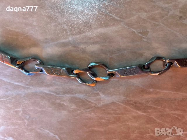 Масивна гривна неръждаема стомана, снимка 3 - Гривни - 52747838