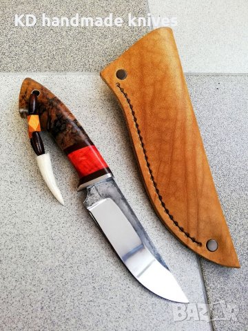 Ръчно изработен ловен нож от марка KD handmade knives ловни ножове, снимка 16 - Ловно оръжие - 30284314