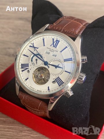  Продавам Patek Philippe модел Tourbillon Geneva GOLD мъжки стилен часовник, снимка 8 - Мъжки - 22774978