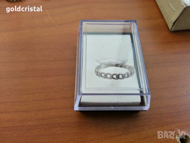 Сребърен пръстен халка, снимка 2 - Пръстени - 42770901