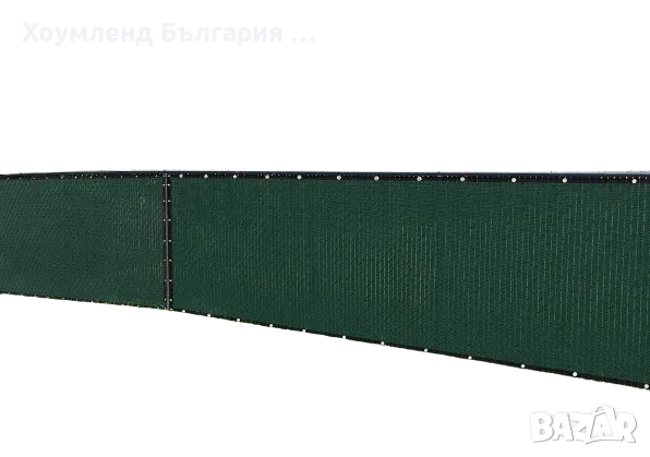 Зелено пано, мрежа за ограда тип параван 185х500см, снимка 2 - Огради и мрежи - 49622598