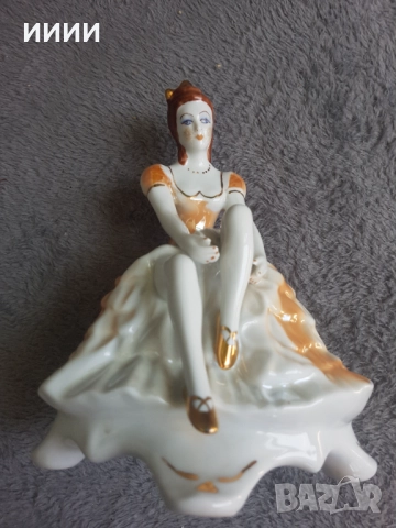 Порцеланова статуетка фигурка балеринка, снимка 3 - Антикварни и старинни предмети - 52548632