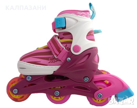 BYOX Регулируеми ролери 3в1 TRINA РОЗОВ 30-33 / 34-37 SIZE M, снимка 3 - Ролери, кънки - 29102401