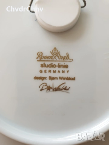 4бр чинии Rosenthal Studio-Line/Розентал/Бавария немска колекционерска порцеланова чиния-картина, снимка 7 - Картини - 54342624